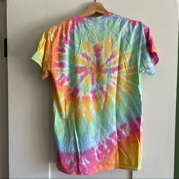 One of a Kind Tie Die Devil T Shirt - Picture 3 of 4